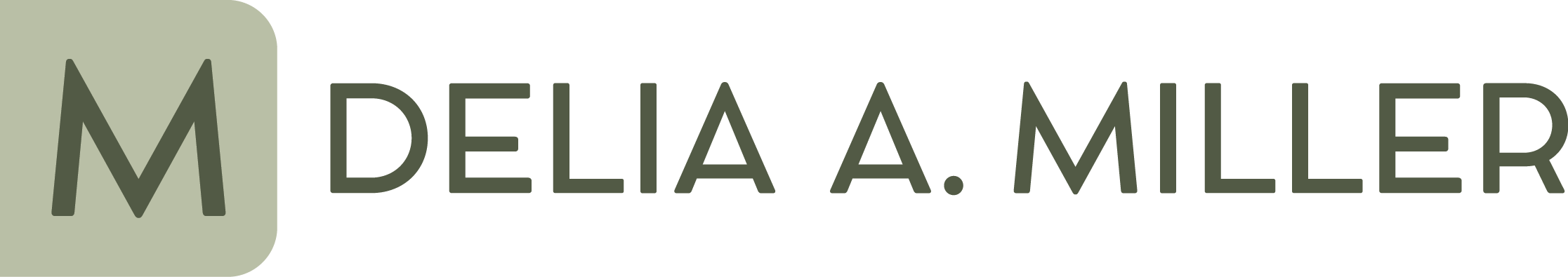 Delia A. Miller Logo